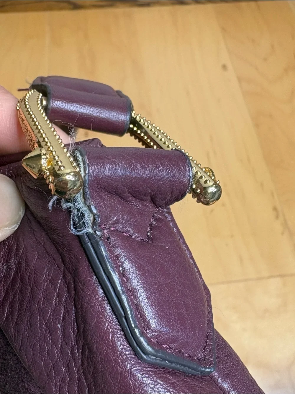 Aimee Kestenberg Burgundy Tuscany Hobo Bag